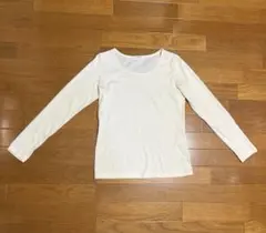 アイボリー 長袖 Tシャツ