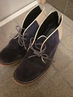 LANVIN en Bleu革靴、踵ジッパー、履きやすい。大掃除で処分します。