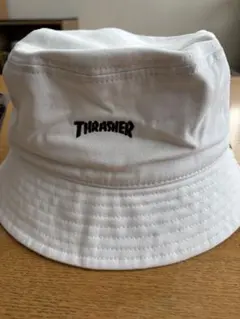 【新品】THRASHER バケットハット 白 61cm 大きめサイズ