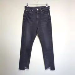 ★日本製 RED CARD USED加工 カットオフ ストレッチ デニムパンツ