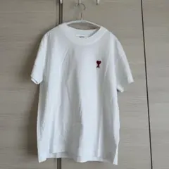 AMI PARIS アミパリス ハート刺繍 Tシャツ　ホワイト　白のサムネイル