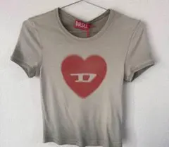 DIESEL ハートロゴ リブTシャツのサムネイル