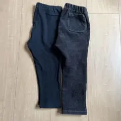 無印良品　コーデュロイ　レギンス　90