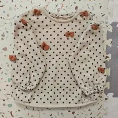 n.o.u.s. キムラタン ドット柄トレーナー 90