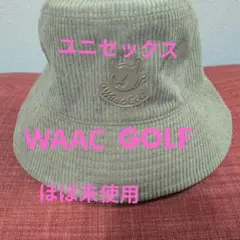 WAACGOLF☆ユニセックス☆秋冬コーディロイハット☆未使用☆のサムネイル