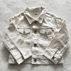 EDWIN ホワイト デニムジャケット 110cm