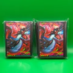 海外限定 メガリザードンX スリーブ 65枚×2コセット デッキシールド