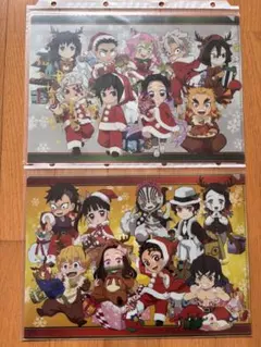 鬼滅の刃　ufotable クリスマス　2020 クリアファイル2枚セット