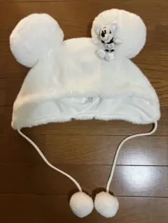 東京ディズニーリゾート ファンキャップ ミッキー　白　ラメ