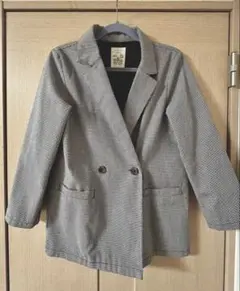 千鳥格子柄 テーラードジャケット