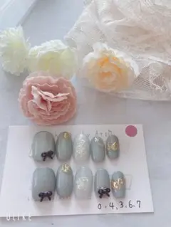 #0077 ハンドメイド　ネイルチップ