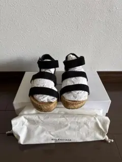 BALENCIAGA エスパドリーユ サンダル ブラック　23cmのサムネイル