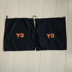 新品　2個セット　Y-3 ナイロン　ブラック　収納袋　巾着 adidas