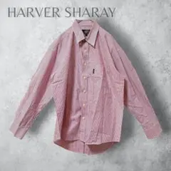 【HARVER SHARAY】　ストライプシャツ　L メンズ　コットン　ゆったりのサムネイル