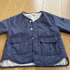 ネイビー アウター　ボタン付き 80センチ