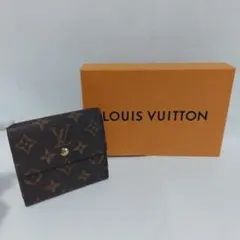 美品 Louis Vuitton ルイヴィトン モノグラム 三つ折財布