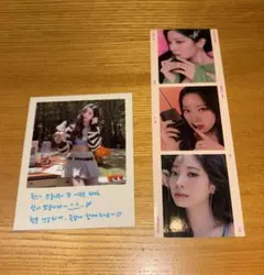 TWICEダヒョン　アルバム特典 チェキ＋シール
