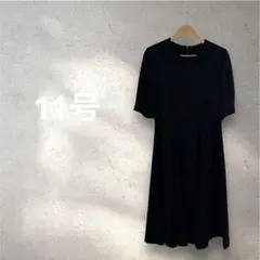 高級感あふれる総レース切替 フレアワンピース フォーマル 冠婚葬祭 11AR