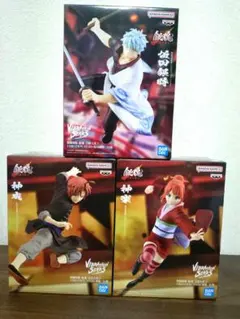 新劇場版 銀魂 吉原大炎上 神楽 神威 坂田銀時 フィギュア 3個セット