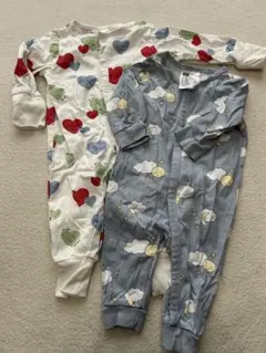 H&M ロンパース カバーオール 2枚セットのサムネイル
