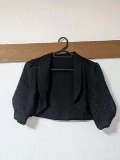 リバーシブル ボレロ 黒 SHIPS パーティー用 フォーマル