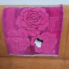 【新品タグ付】LANVIN タオルハンカチ ローズピンク