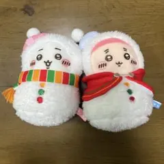 ちいかわ　一番くじE賞ちいかわ&古本屋　雪だるまマスコット