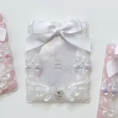 トレカケース　ホイップデコ　B8 硬化ケース　天使　メイド　ホワイト　白