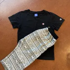 チャンピオンTシャツと未使用のサルエルパンツ　セット