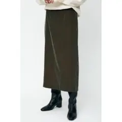 マウジー　VELVETスカート　黒