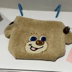 フェイラー　ドアップテディ　耳付き巾着