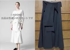 【新品未使用】ADORE アドーア コットンサッカー フレアスカートのサムネイル