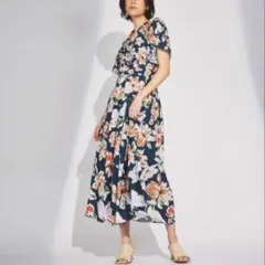 GRACE CONTINENTAL ヴィンテージフラワーワンピース