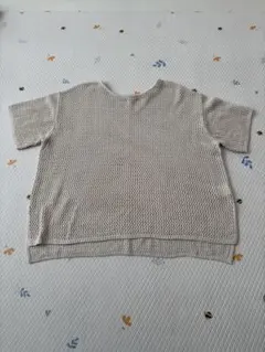 apres jour clair 半袖編みニット FREEサイズ