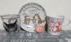 猫のダヤン わちふぃーるど マグカップ グラス 平皿 ノベルティ