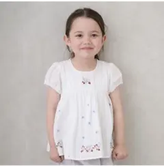 petit main 【リンク】いちご刺繍パフチュニック