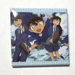名探偵コナン 江戸川コナン 工藤新一 毛利蘭 メモリアル缶バッジ