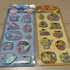 シナモンロール　ポムポムプリン　ウォーターシール