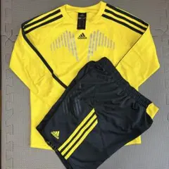 adidas サッカーウェア ジュニア140㎝イエロー/ブラック
