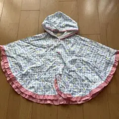 キッズレインコート　雨具　ポンチョ