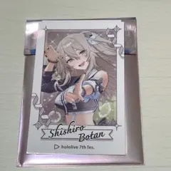 hololive 7th fesランダムチェキ風カード 獅白ぼたん