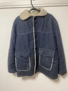 デニムジャケット　ボア裏地