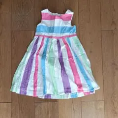 babyGap ストライプ ノースリーブワンピース 110