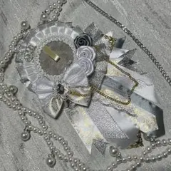 なす様 No.5白 / ピンク×白 / パール