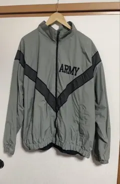 90s U.S.ARMY トレーニングジャケット IPFU ナイロン リフレクタ