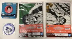 ワンピース　一番くじ　G賞ラバーコースター　H賞ロングタオル