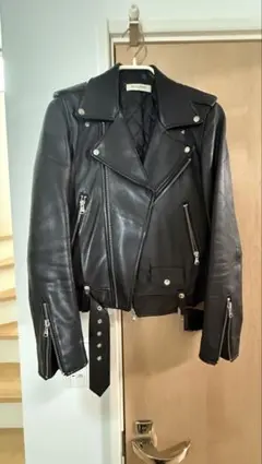 【美品】UNITED ARROWS ブラックライダースジャケット