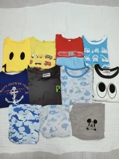 【110cm】男の子 春夏 保育園着 まとめ売り11点セット