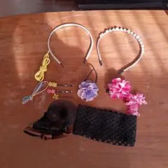 アクセサリーセット（ヘアゴム、バレッタ、ヘアピン、カチューシャ）