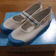 ムーンスター上履き 20.0 EE　水色